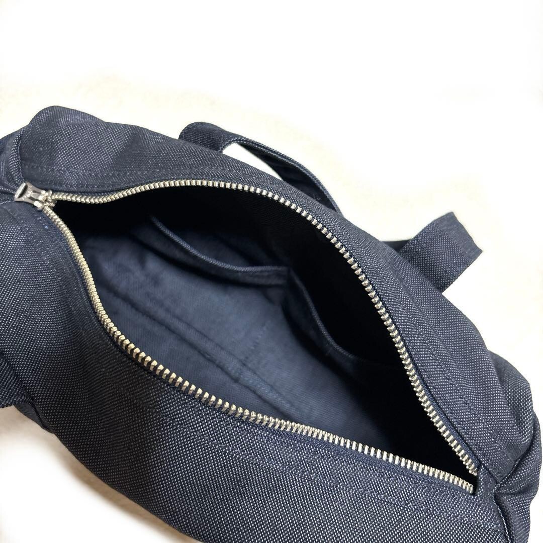 PORTER Smoky Mini Boston Bag Navy Denim Duffle Bag Yoshida Kaban Japan Unisex