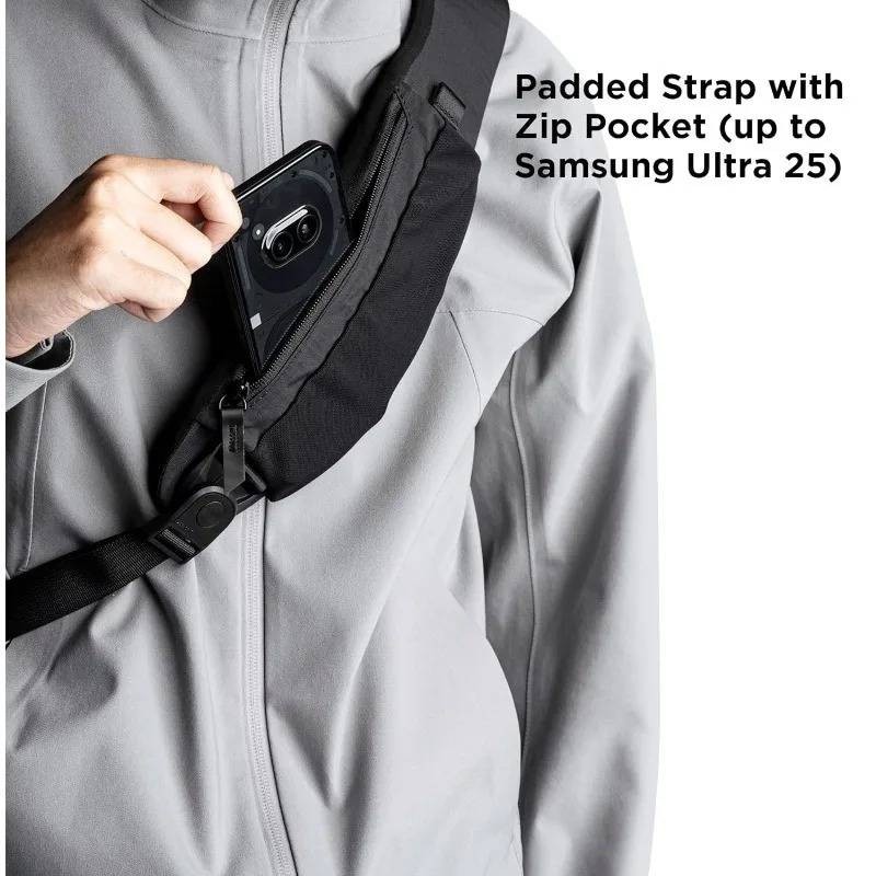 7.5L Right Shoulder Chest Bag Single Shoulder water Bottle pocket Sling Backpack