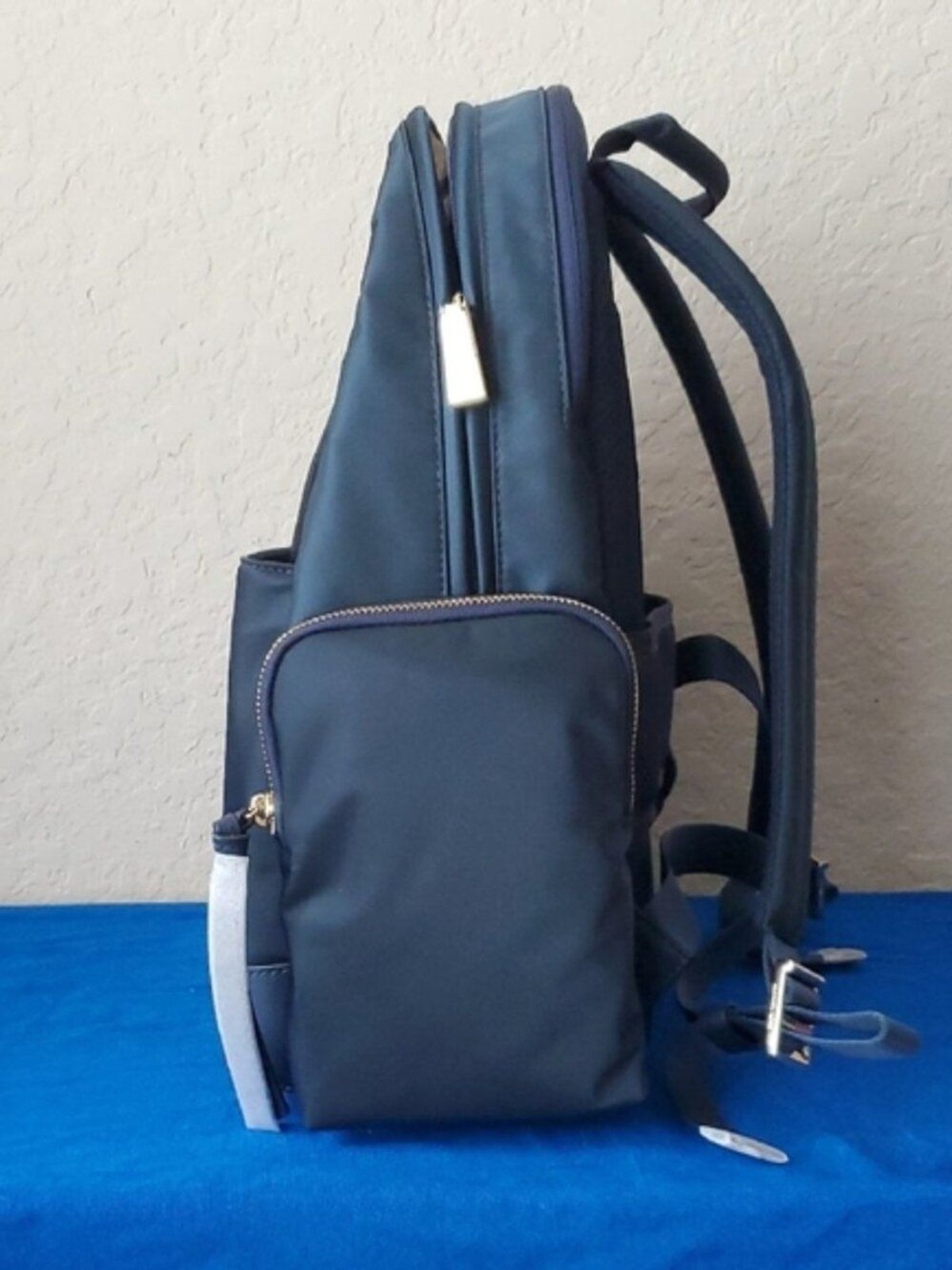 NWT Michael Kors Navy and Gold Large Prescott Men’s Backpack