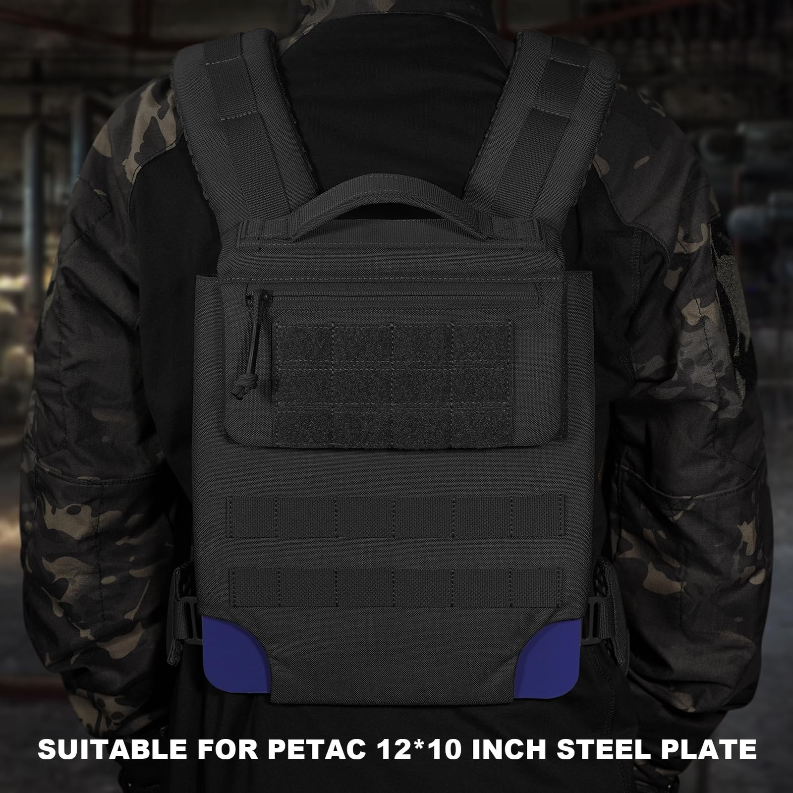 Enhanced Rucking Backpack with Weight Plate Holder & Breathable Design