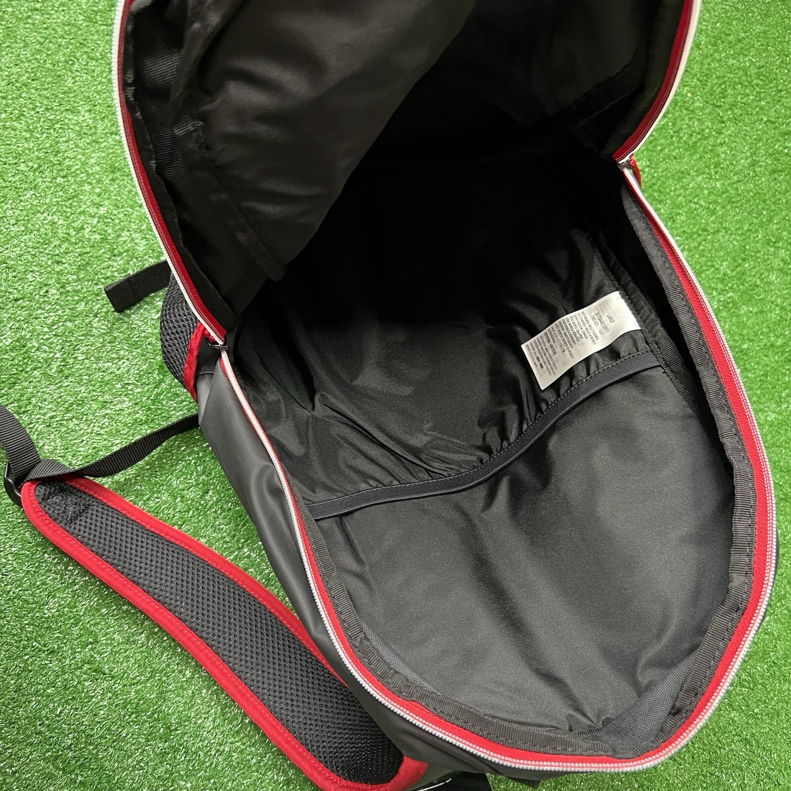 Jordan Crossover City 15″ Laptop Backpack Black Large Red White