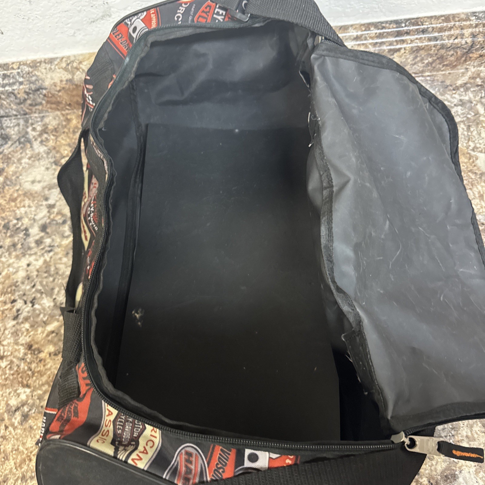 Harley-Davidson Logo All-over Print Sport Lightweight Duffel Gym Bag (20x9x10)