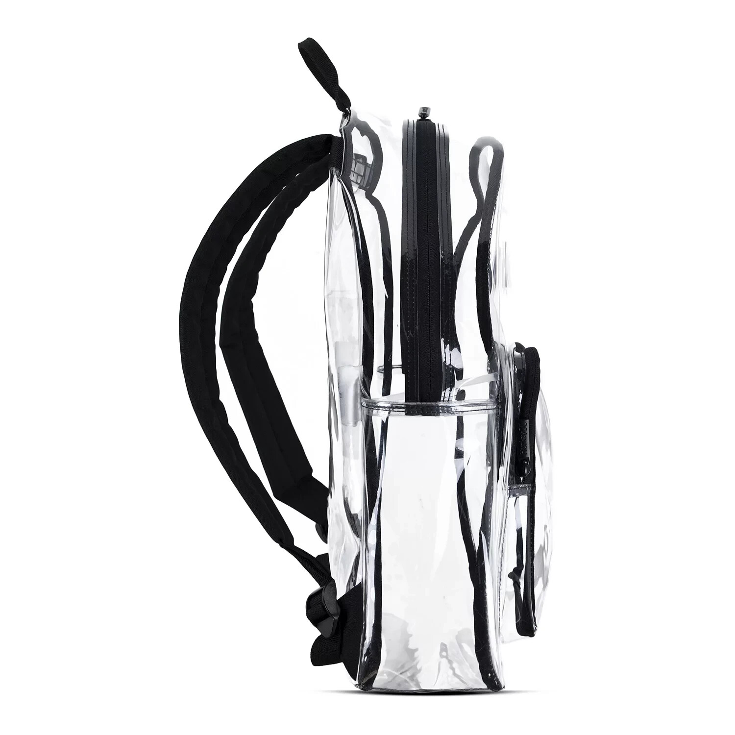 Hurley Aurora BLACK Transparent Daypack Unisex School Backpack 9A7369 NEW $55