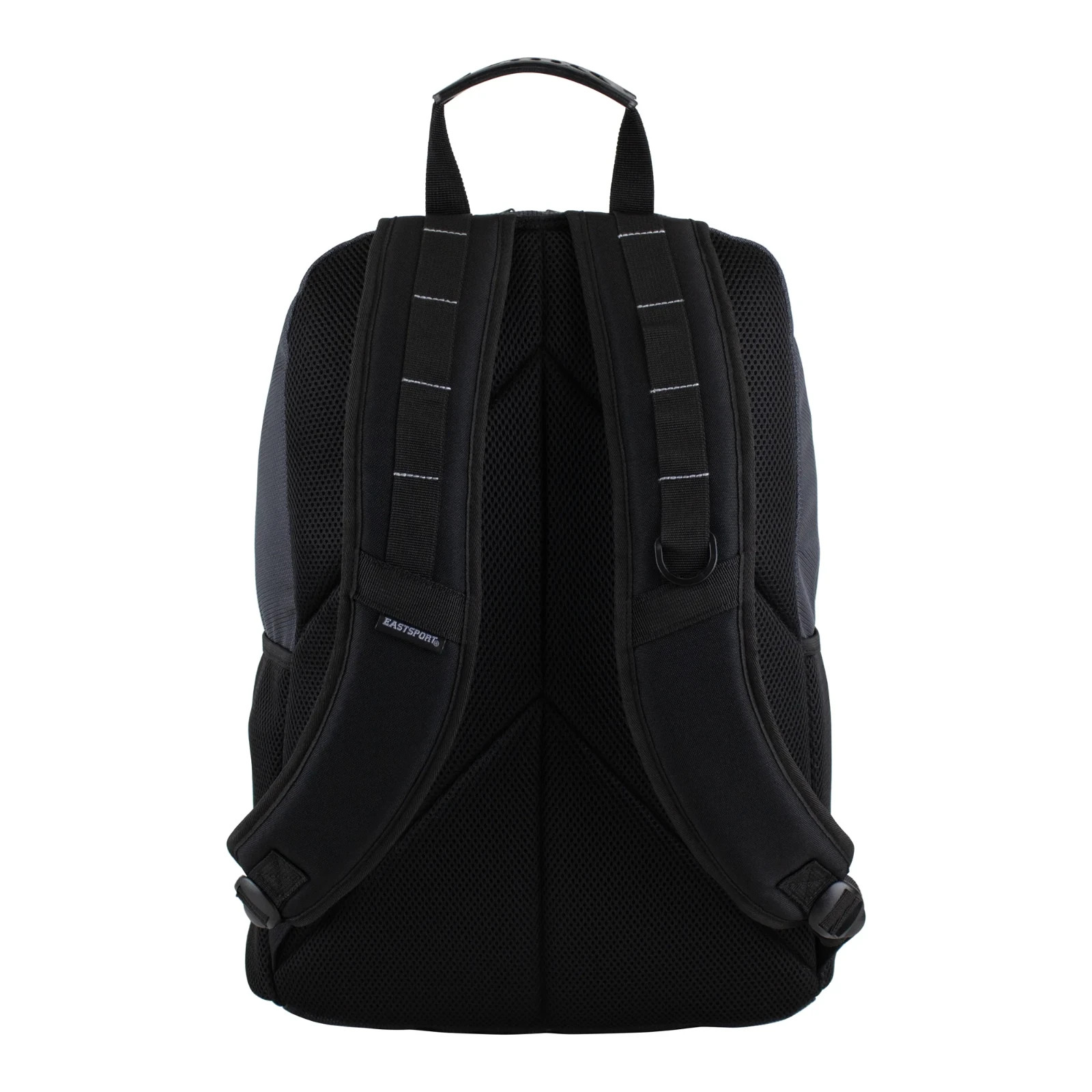 Eastsport Unisex MVP Expandable Recycled 19″ Backpack, Nine Iron (Black & Grey)