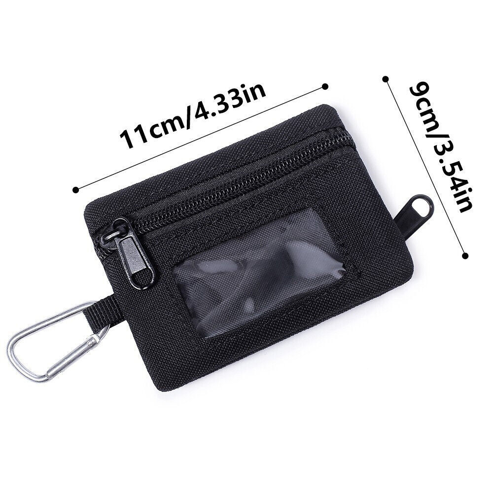 Tactical Military Mini Bag Earphone Key Coin Holder Waist Wallet Molle EDC Pouch