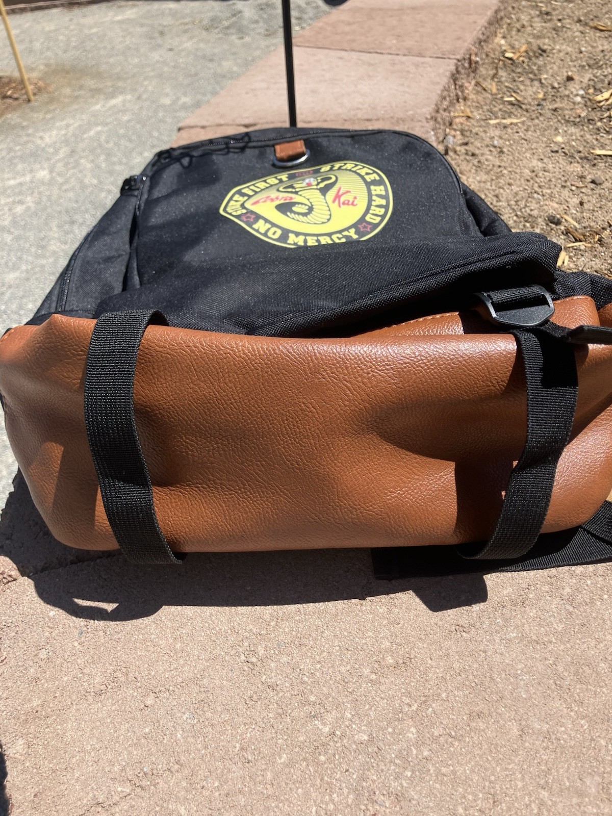 Cobra Kai Backpack strike Hard No Mercy Meite Oshi Brand
