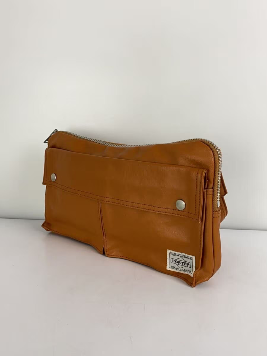 PORTER FREE STYLE Shoulder Bag Camel Solid 707 08211