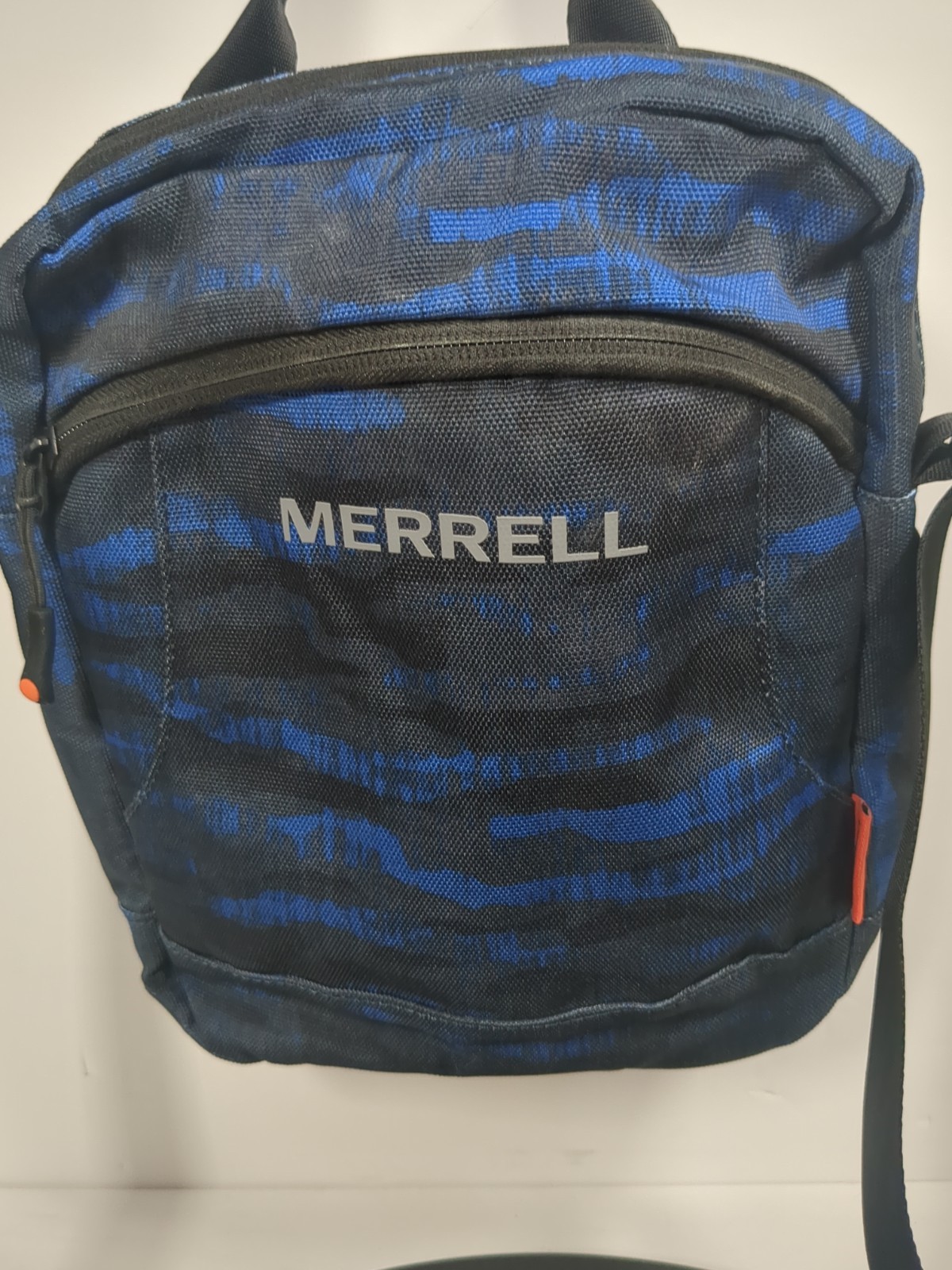 Merrell Glen 2.0 Snorkel Blue Camo Crossbody Bag 10 Inch Adjustable Strap