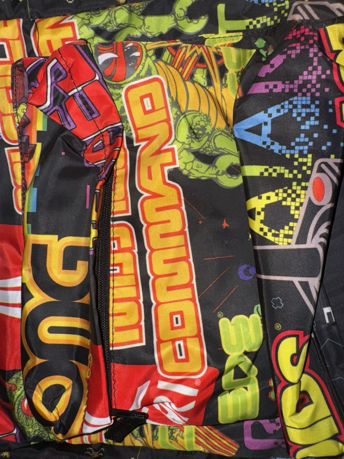 Atari All Over Print Backpack Book Bag Centipede Asteroids Missile Command Pong