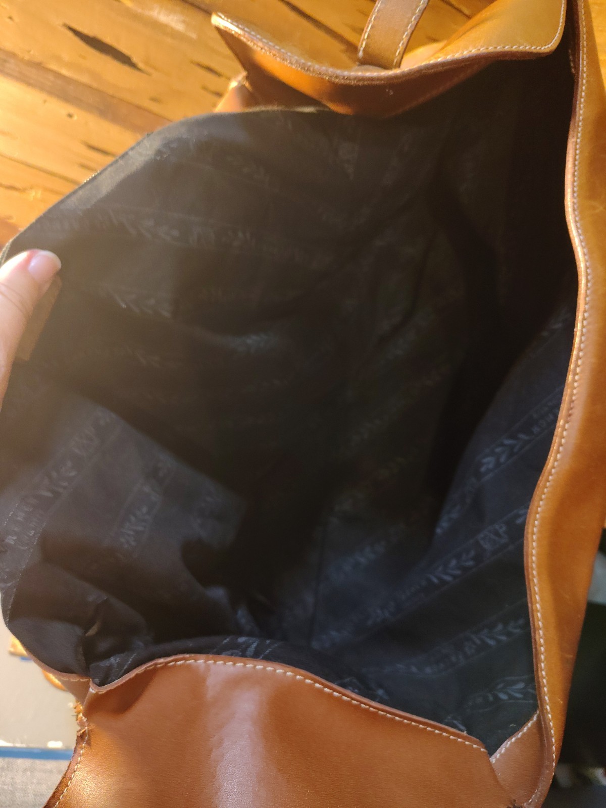 Vtg Express French Country Full Grain Leather Duffle Tack Bag Distressed Look