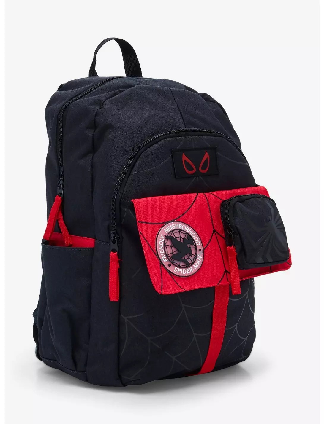 Marvel Spider-Man Black & Red Webbed Backpack — Mile Morales Gamerverse