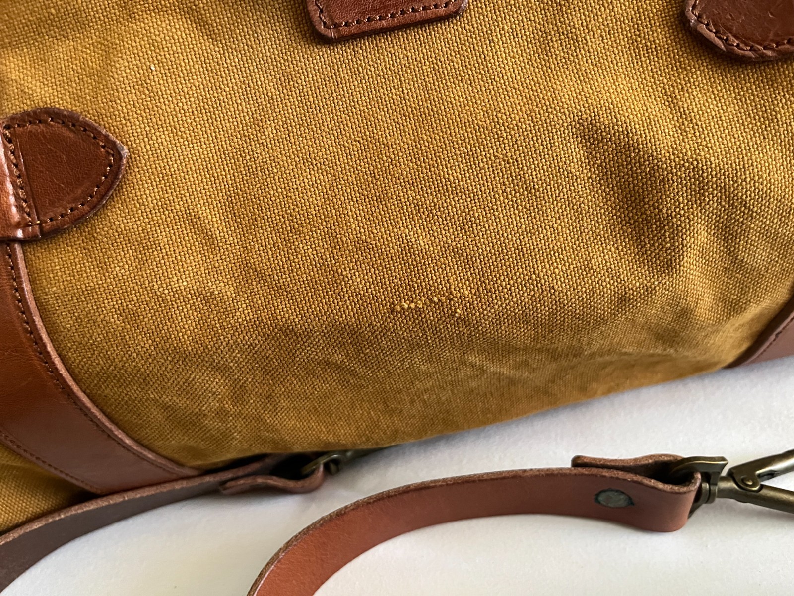 Vintage RRL Canvas/Leather Shoulder Bag
