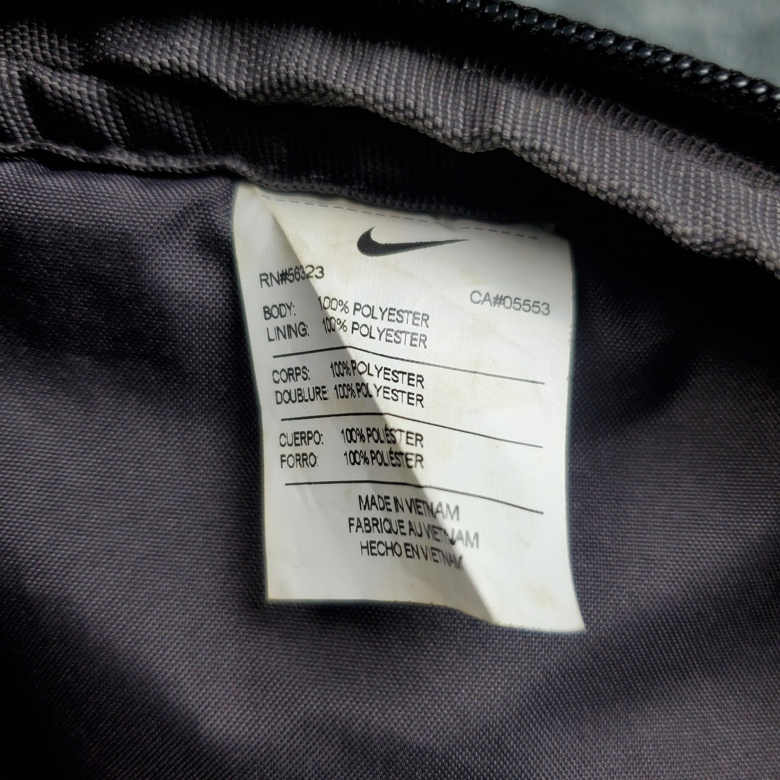 Nike Elemental LBR Backpack Unisex Black School Bag Rucksack Gym Sports BA5878