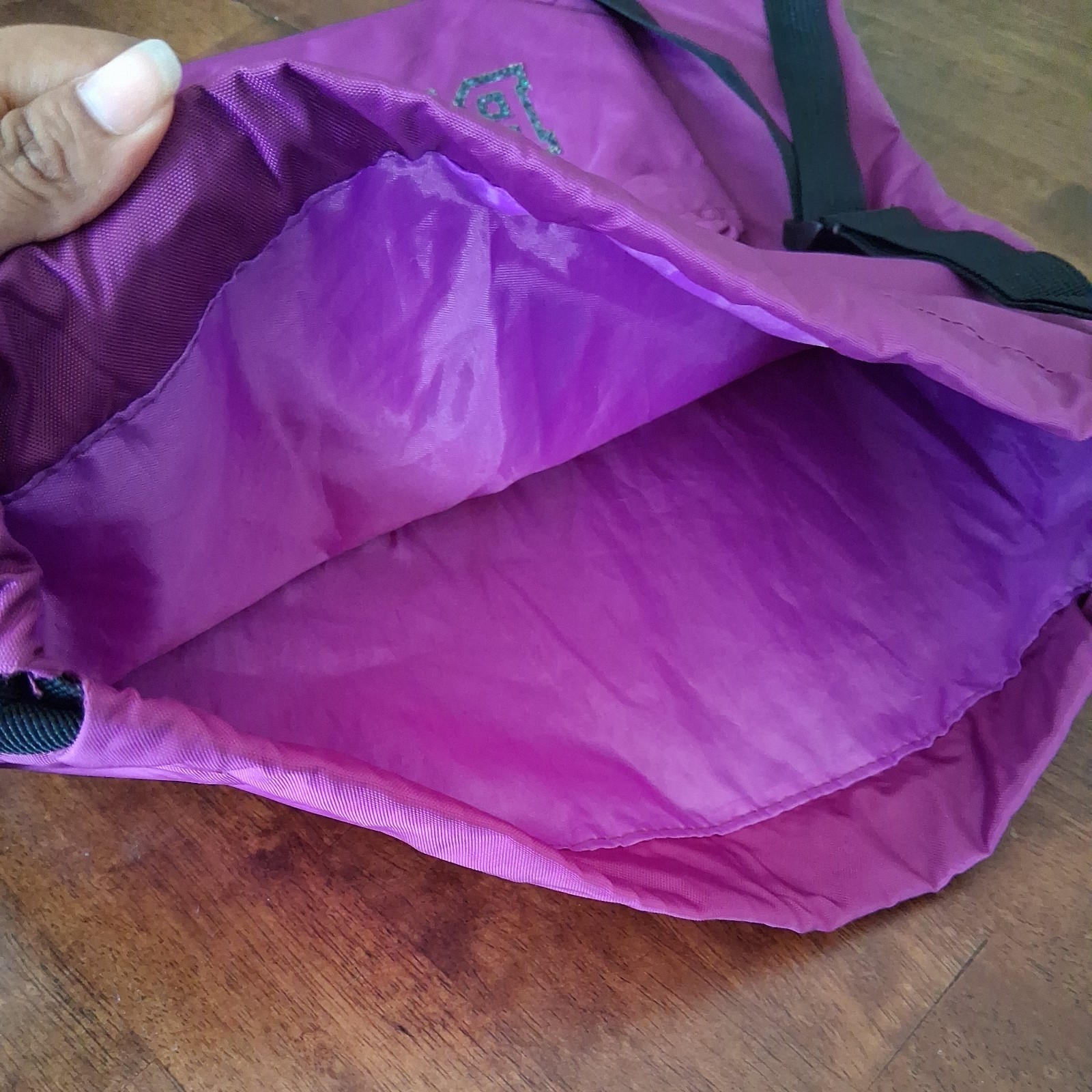 BRIARWater-proof Solid Color Drawstring Backpack School Backpacks Travel #4
