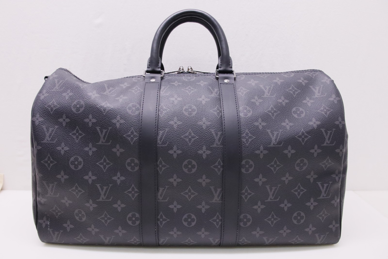 Louis Vuitton Keepall 45 Bandouliere Damier Graphite LV Travel Duffle Bag MB3137