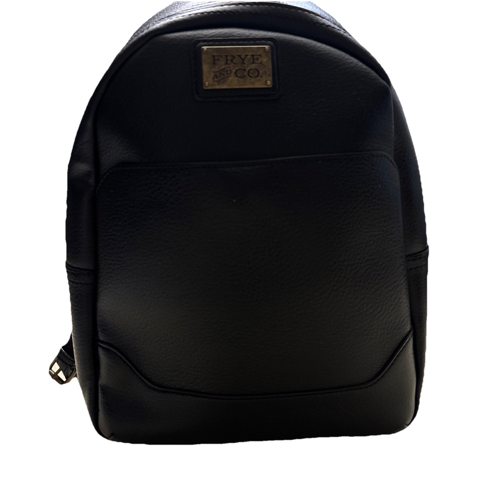 VTG FRYE & Co. Backpack Black Leather Quality Medium (MINOR SCRATCHES)