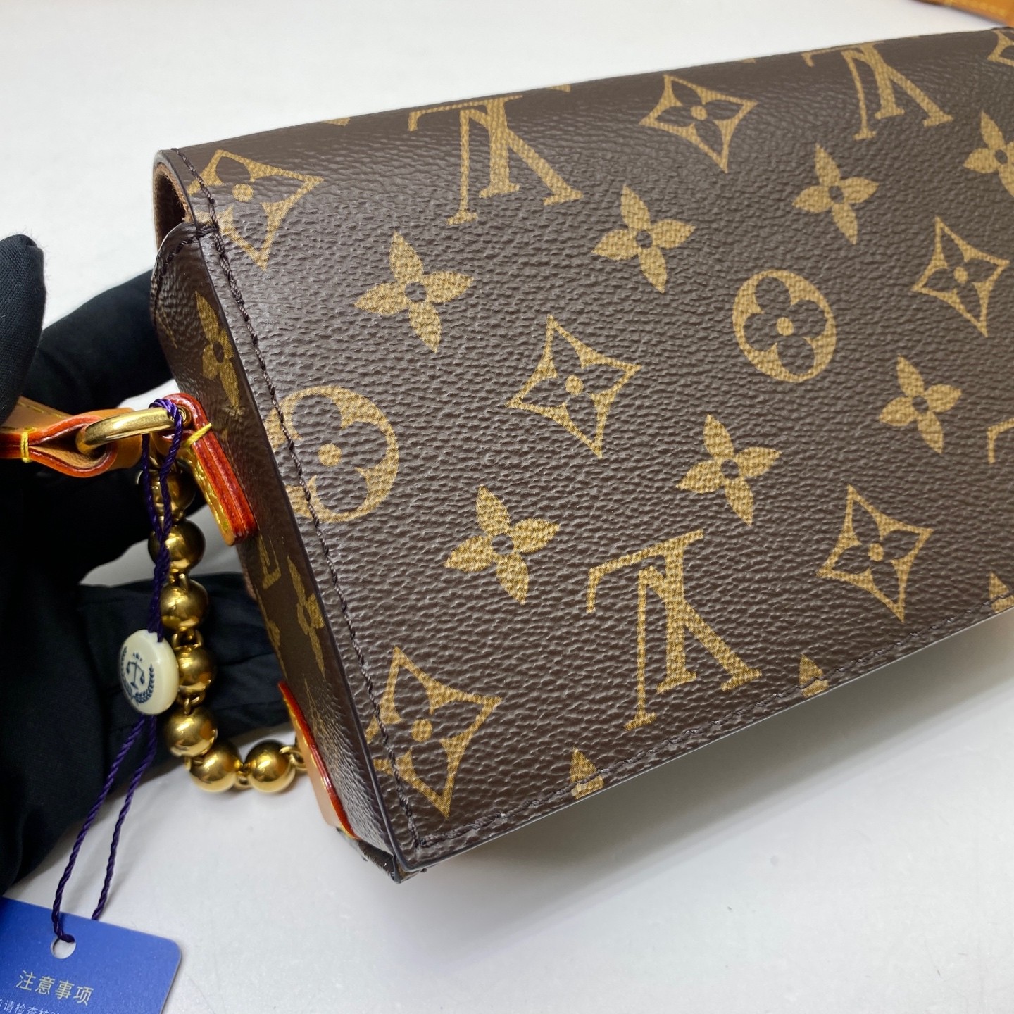 Louis Vuitton Pre-Owned Authentic STEAMER Mini Handbag Box Clutch M14738 18x11cm
