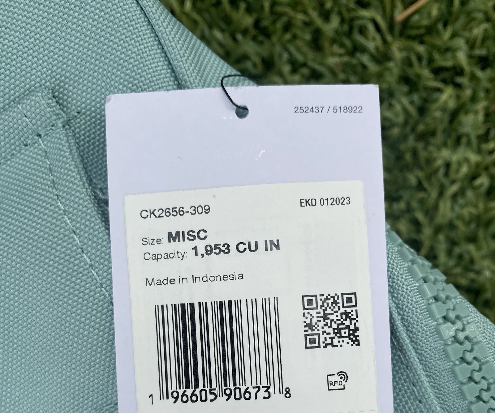 NEW Nike Utility Elite Backpack Teal/Mineral 32L Training Backpack CK2656-309
