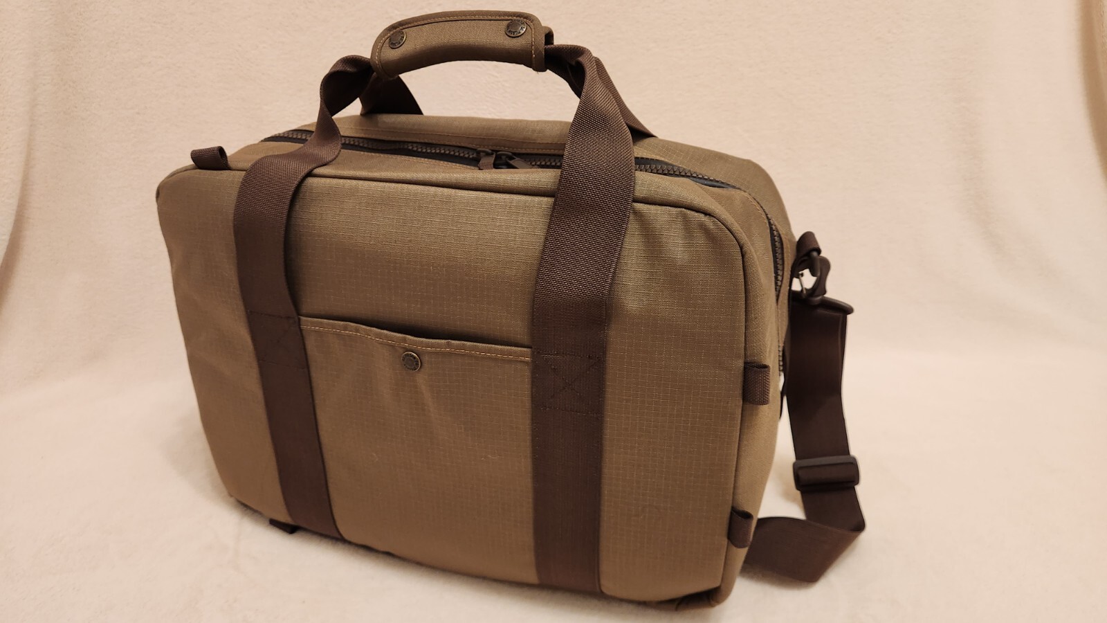 Filson Ripstop Nylon Pullman 20115932 Field Tan Duffle Briefcase Backpack CC