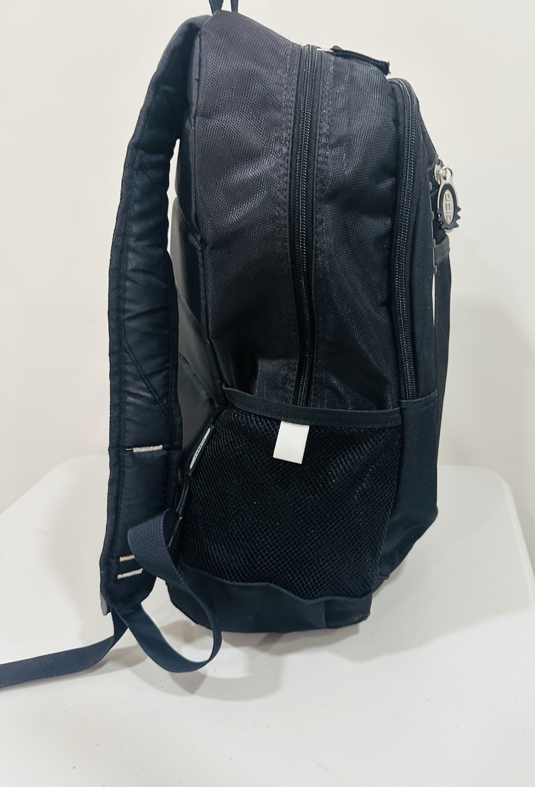 Ogio Carbon-Black Backpack-BF Goodwrich Wide Open Marcetsource Logo Utility Bag