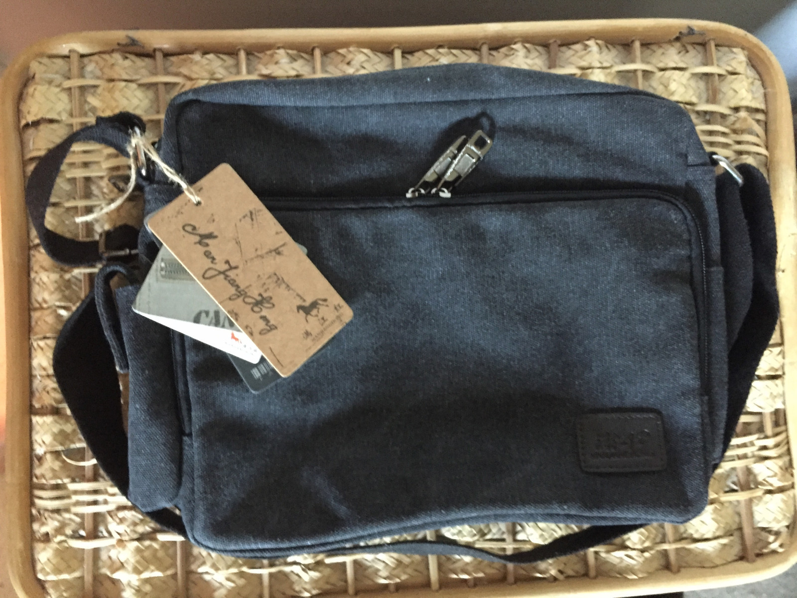 Men’s Multifunction Canvas One-shoulder Business Casual Bag – New w/Tags