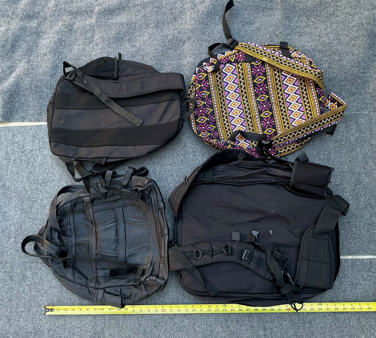 Lot of 33 Bags Backpacks Mixed Sizes.
