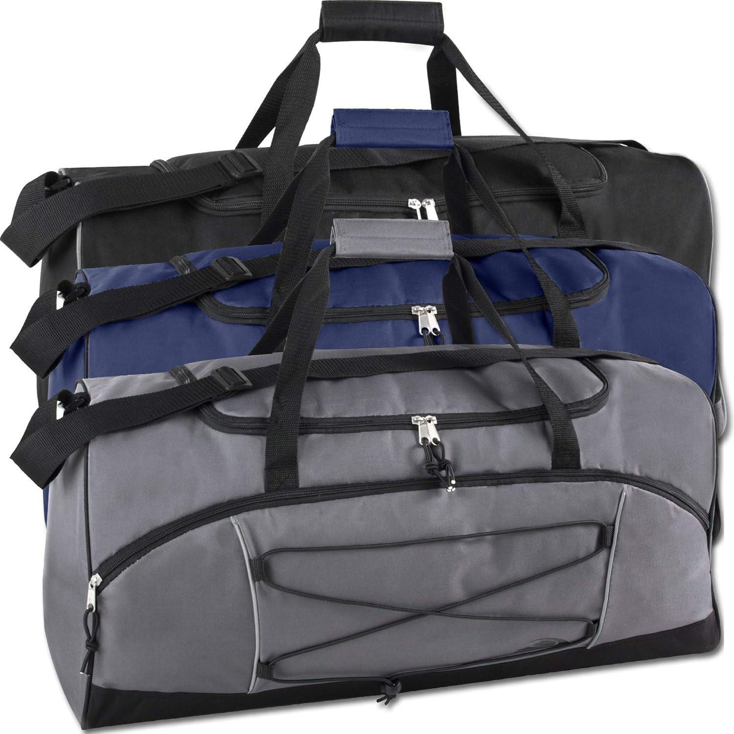 60 Liter, 26 Inch Duffle Bag – Heavy Duty Extra Large Sports Gym Equipment Trave
