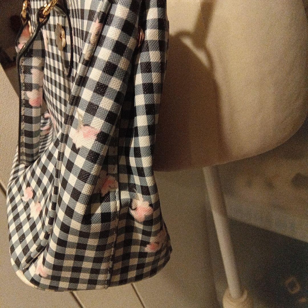 Price reduction ❗️ LIZLISA black check floral pattern 2way bag