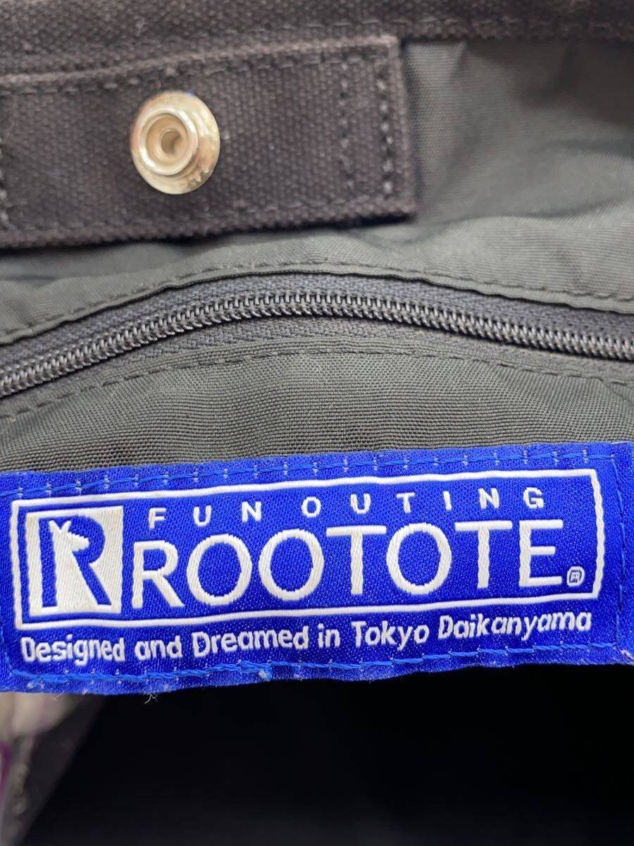 ROOTOTE RO.nendo-G. Shoulder Bag, Canvas, Black, 9762-02