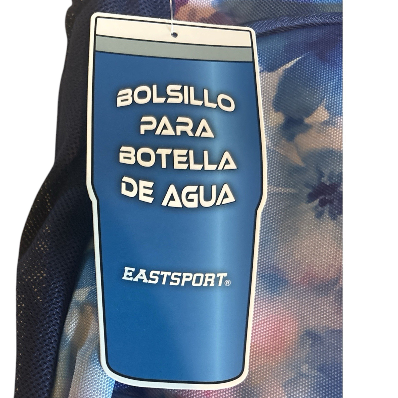 Eastsport Eclipse Core 19” Floral Tie Dye School Travel Water Resistant Backpack