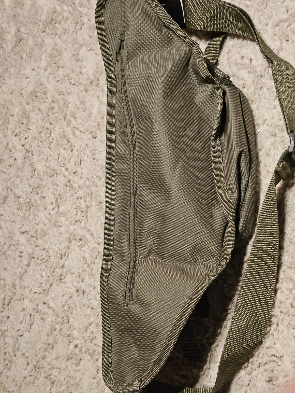 East West USA Tactical Utility Fanny Pack Green Camping Outdoor EUC