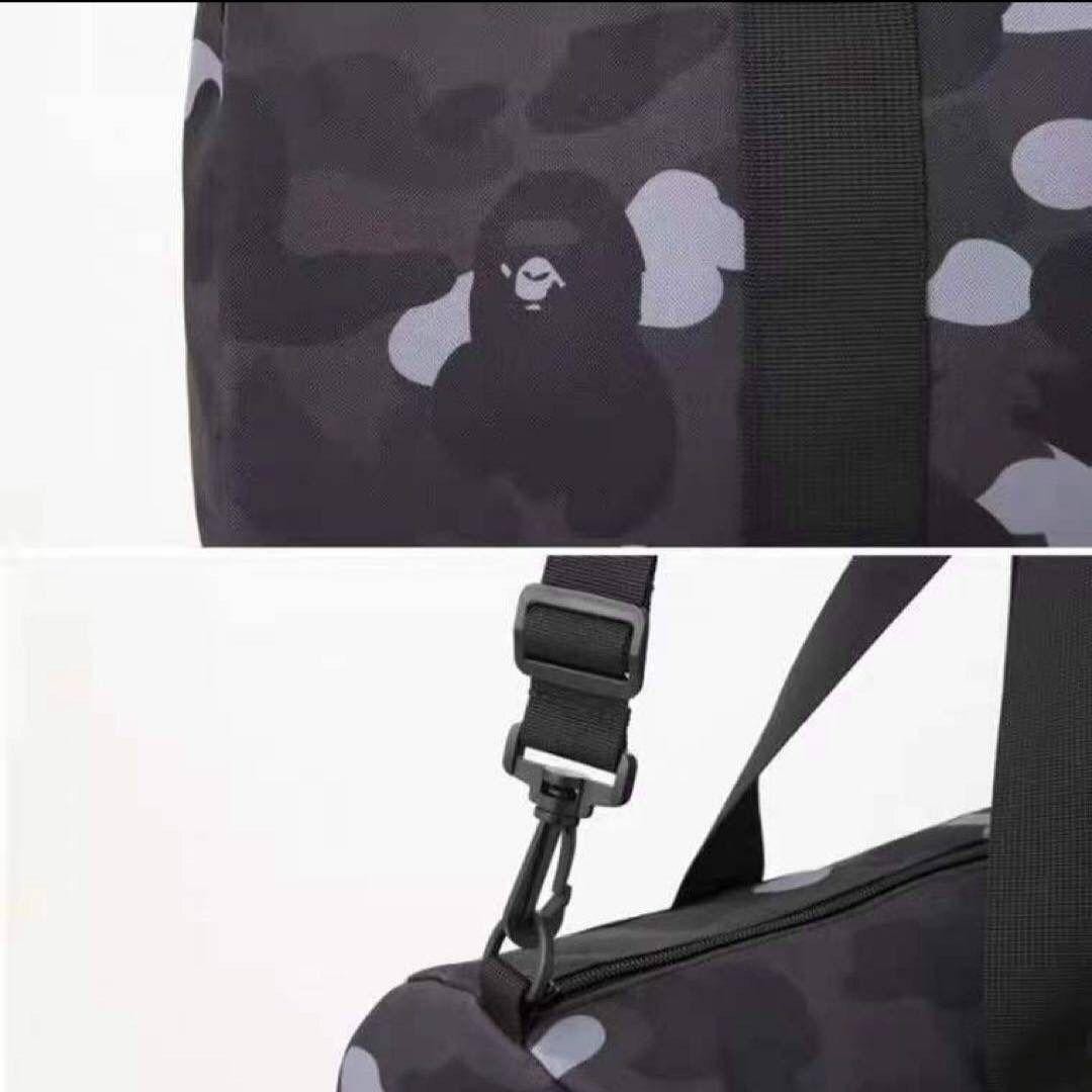 A BATHING APE BAPE Black CAMO Duffel Bag SPRING Collection 2022 book appendix