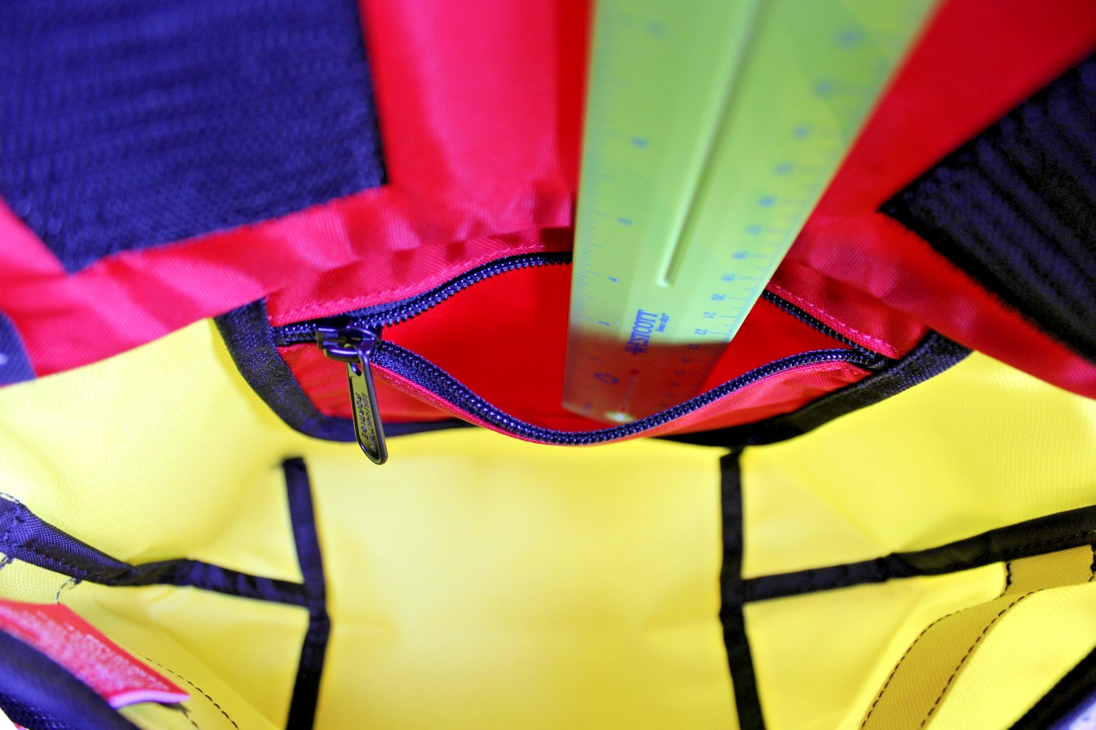 Manhattan Portage Messenger Bag Hook-and-Loop Closure Zip Pocket YELLOW