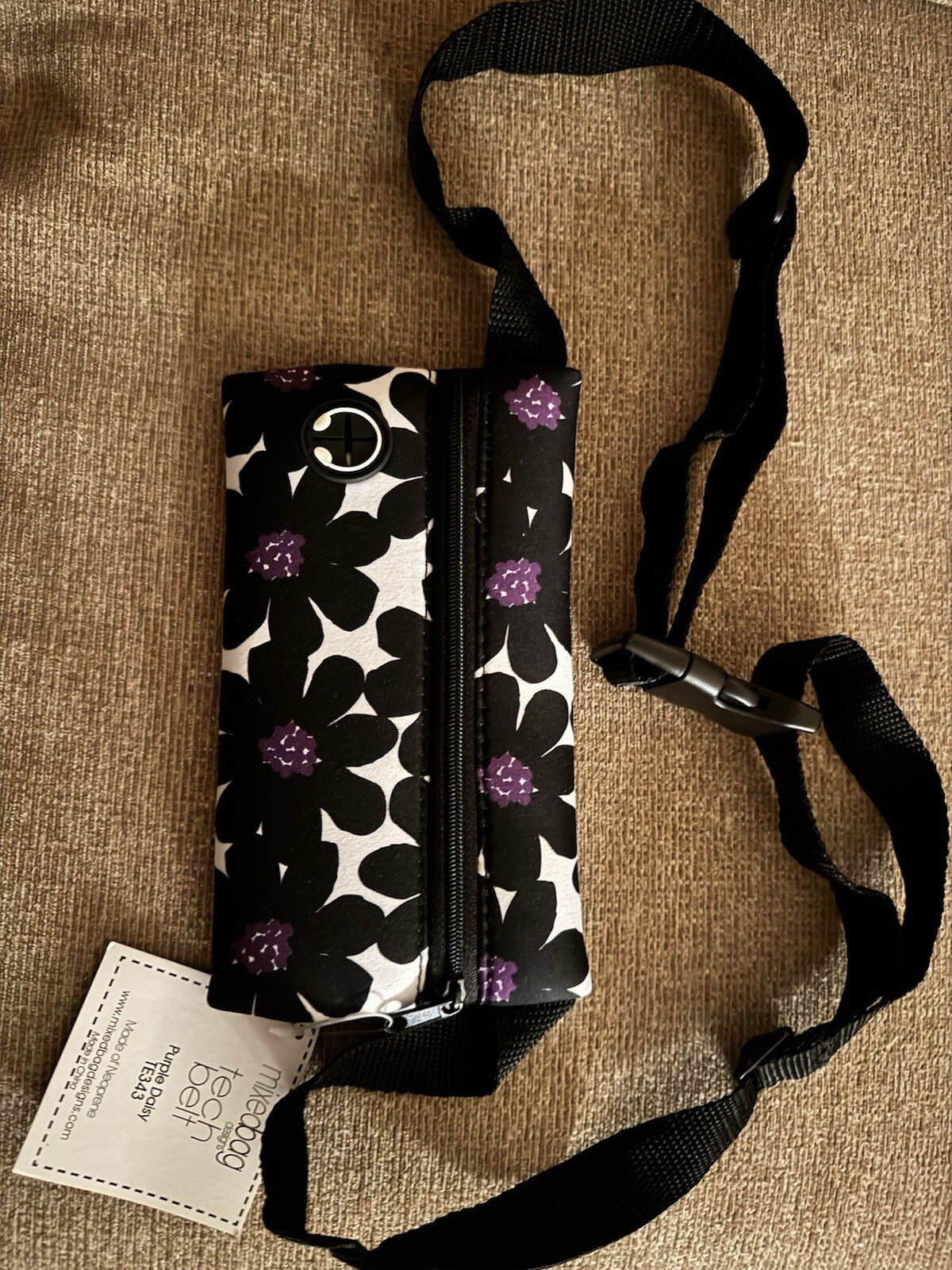 Tech Belt Mixed Bag Designs Purple daisy TE343