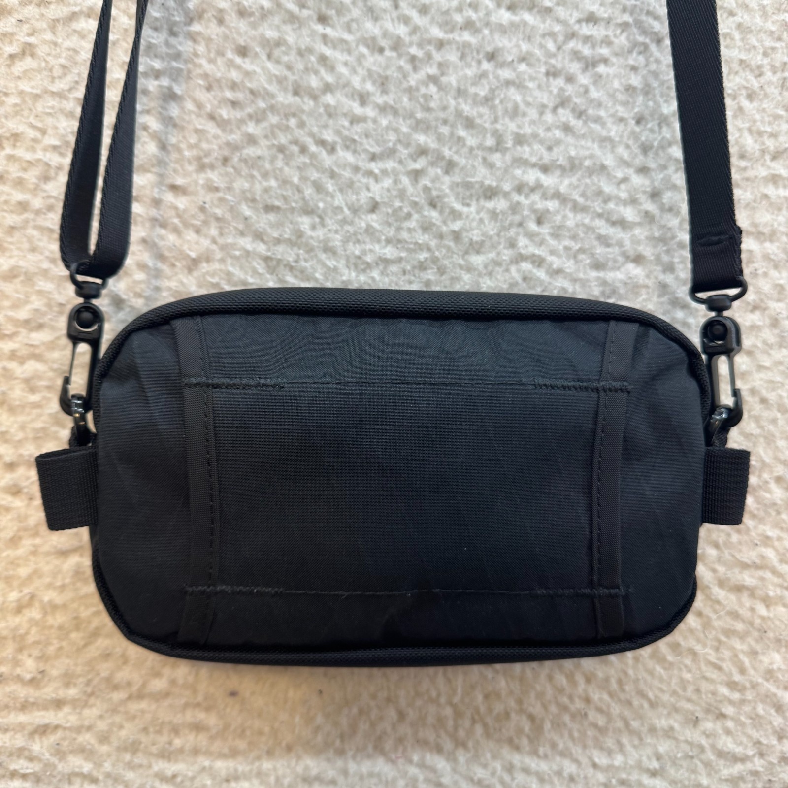 Tom Binh Bantam Black X-Pac Shoulder Crossbody Sling Bag Minimalist EDC