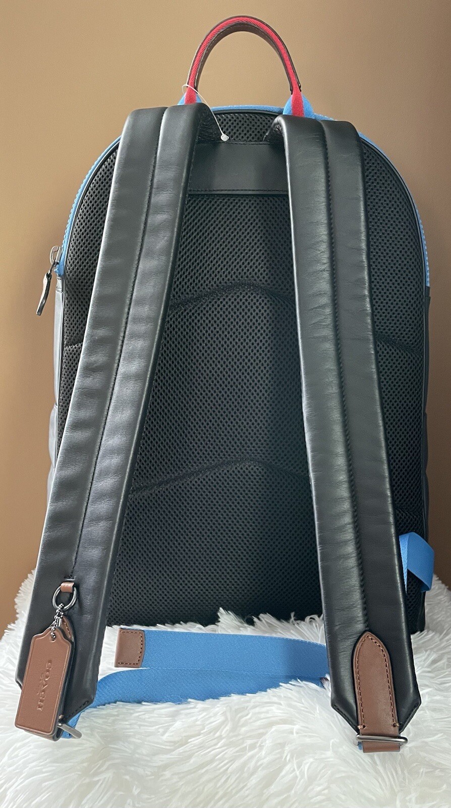 Coach West Backpack With Quilting Qb/Heather Grey Multi