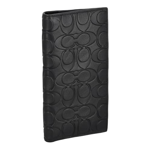 Coach Men’s Long Wallet CW356 Black/Black [Parallel Import]　Japan