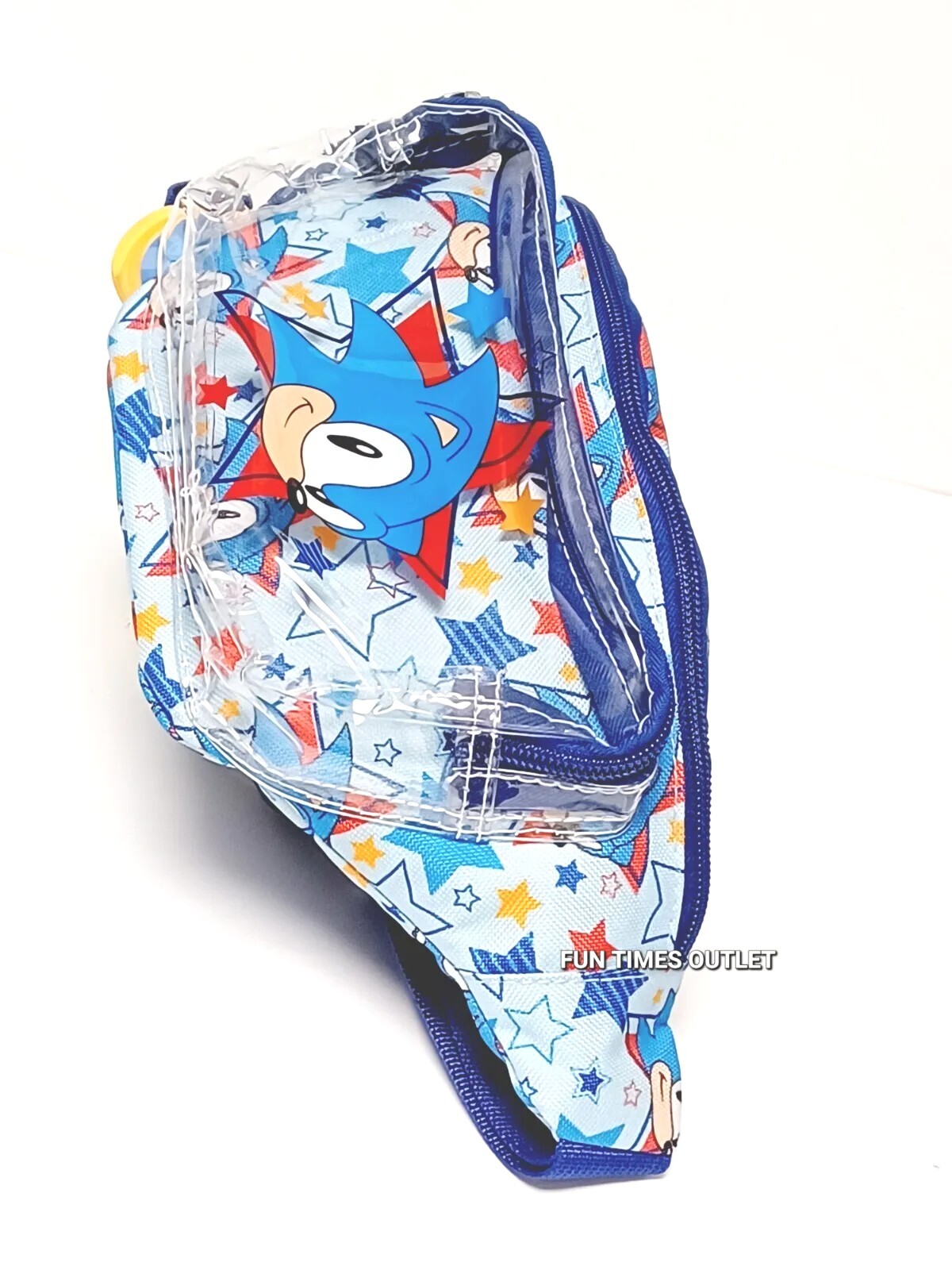 Sonic The Hedgehog Waist Fanny Pack Video Gamer Adjustable Carry All Bag Sega