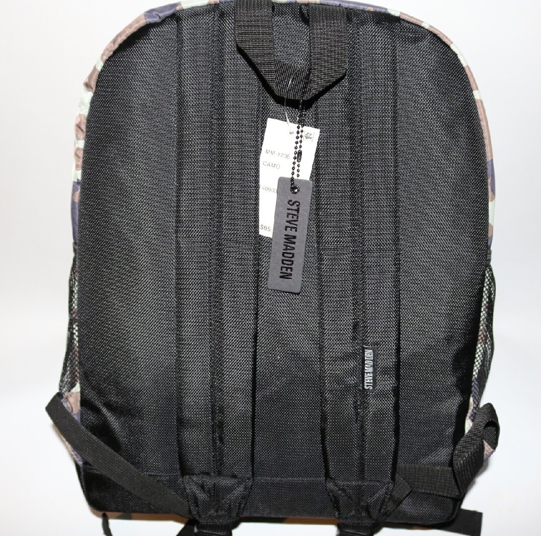 $85 Steve Madden Men’s Multi-Pocket Dome Backpack – Olive/Camo New