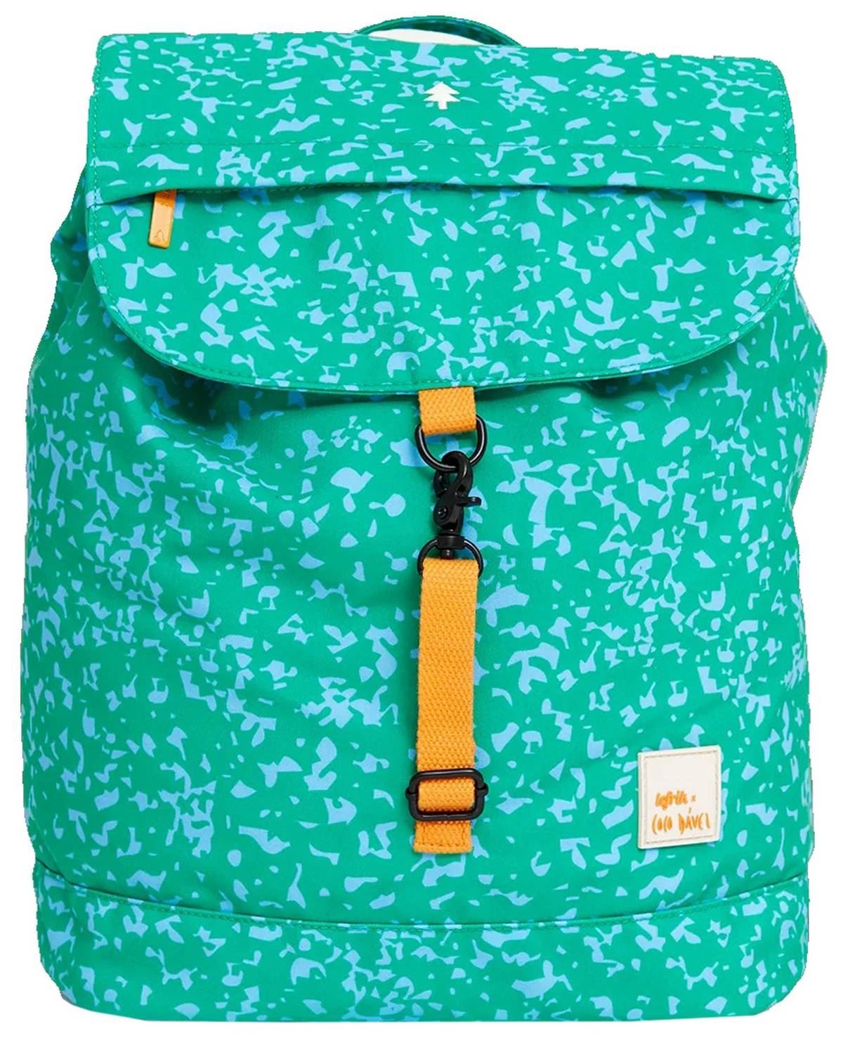 Lefrik Unisex Coco Davez Kaut Backpack – Green/Blue