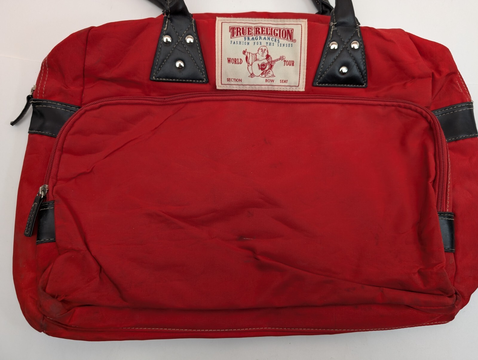 True Religion Fragrances Buddha World Tour Duffel Bag FLAWED