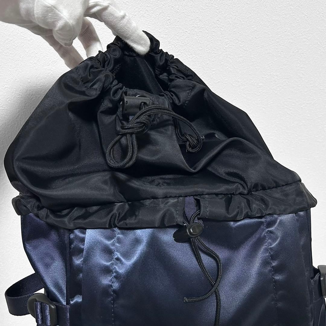 PORTER x SAC’S BAR Collab Backpack Made in Japan Navy Nylon Satin Condition EX