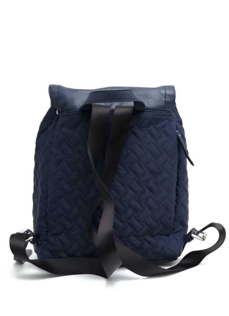 Cole Haan Quilted Nylon Backpack Black