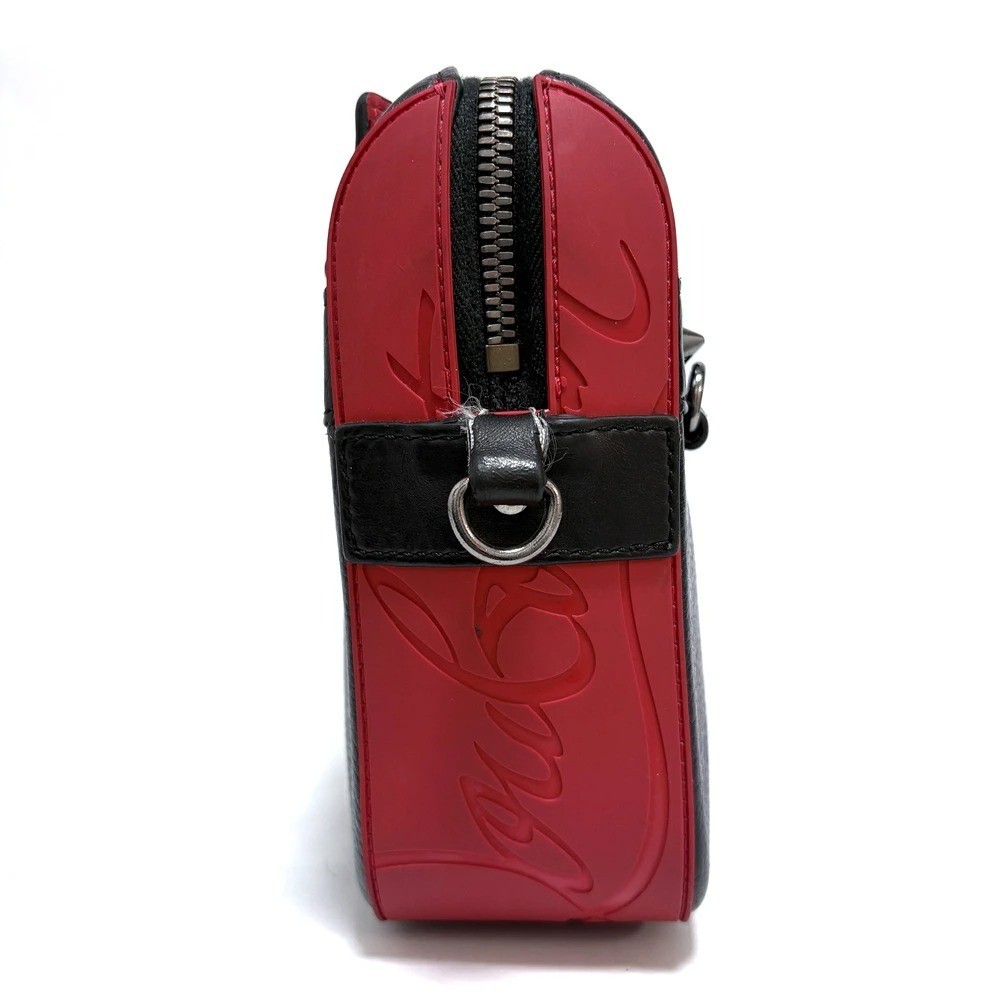 Christian Louboutin Authentic RUISBUDDY Shoulder Bag Sling Bag Calf Leather