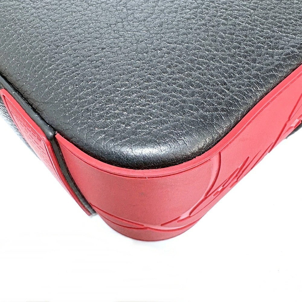 Christian Louboutin Authentic RUISBUDDY Shoulder Bag Sling Bag Calf Leather