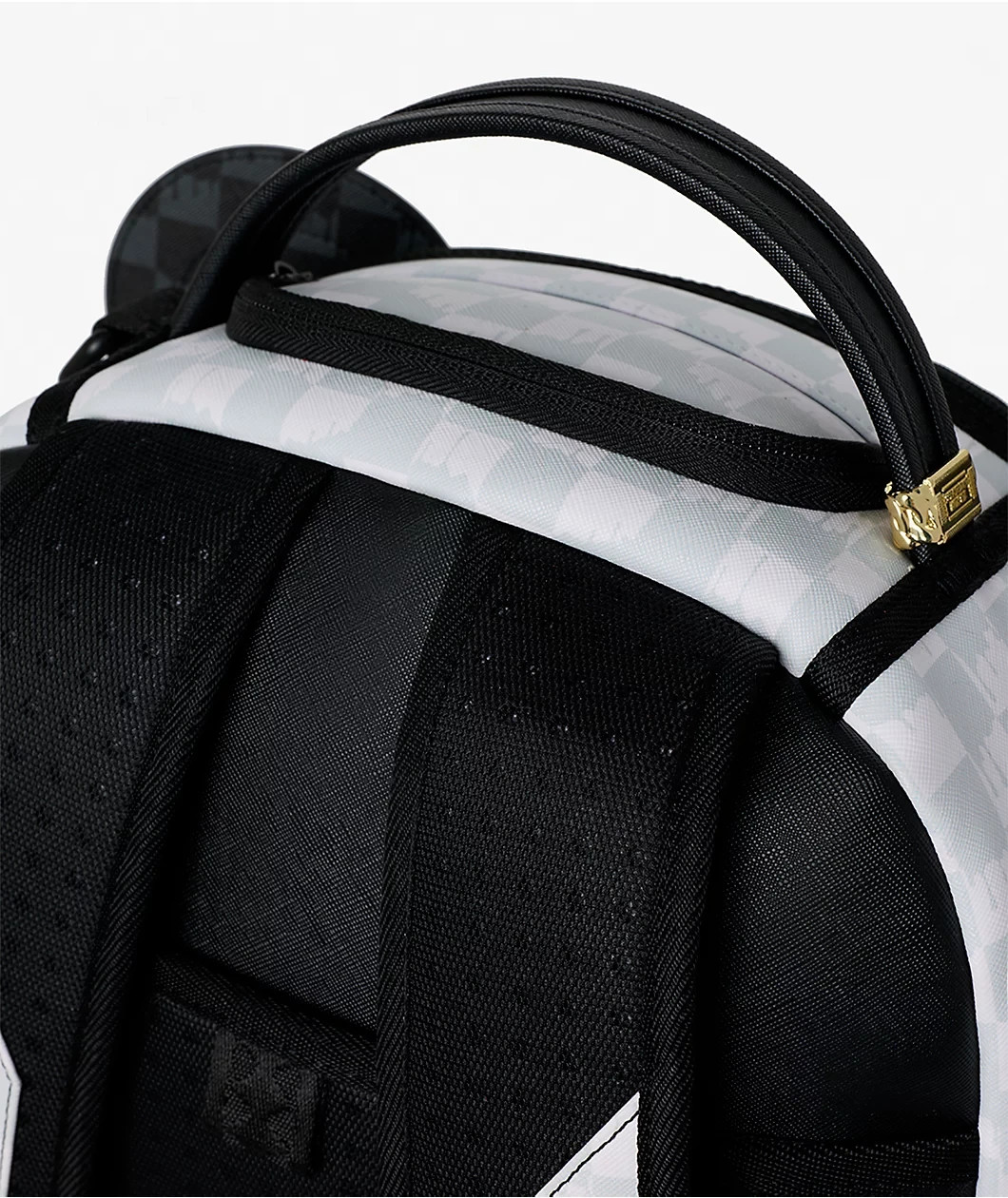 Sprayground Panda Check Backpack🔥New Black Bookbag Large School Bag