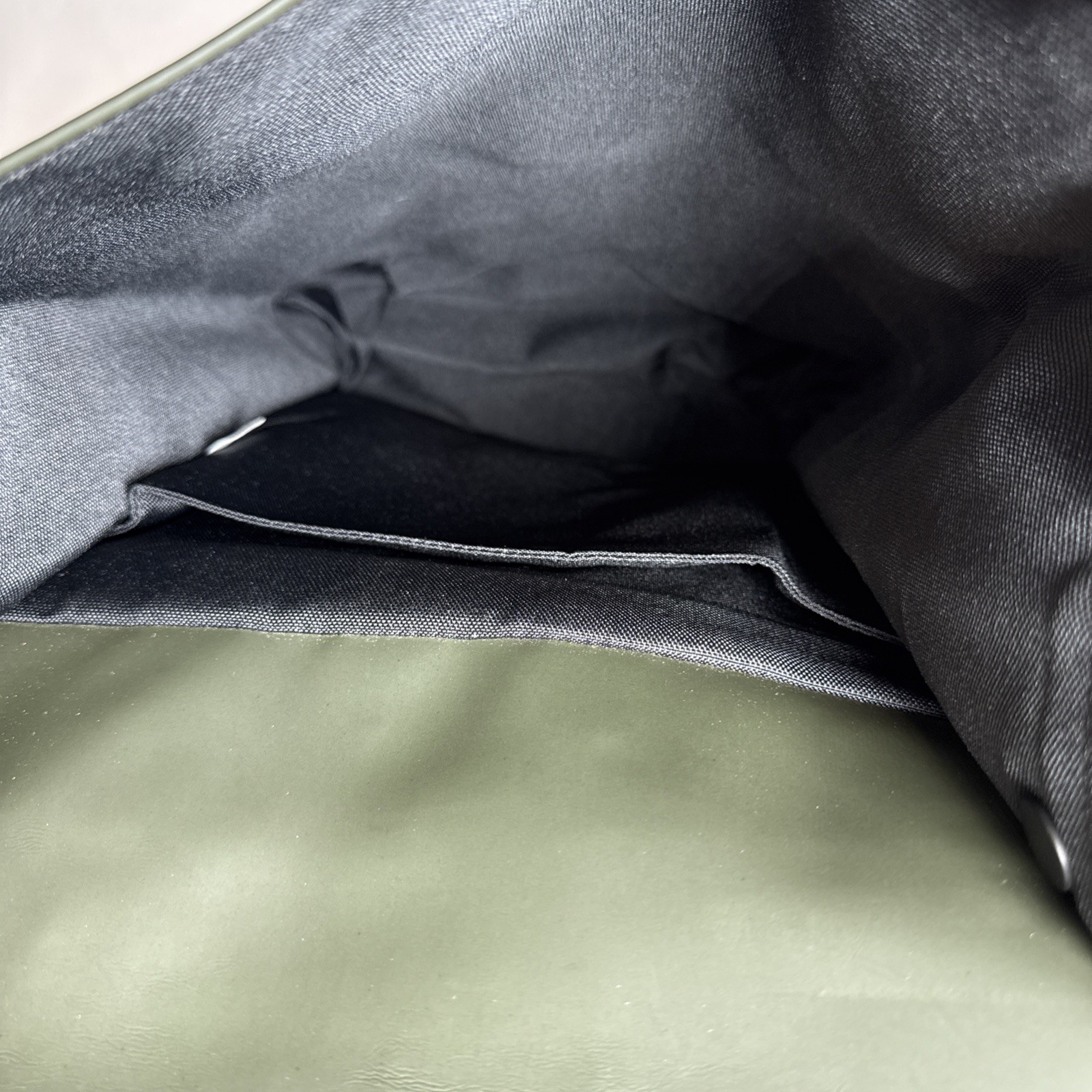 Rains Backpack Waterproof Matte Green Work School Computer Day Rucksack Bag