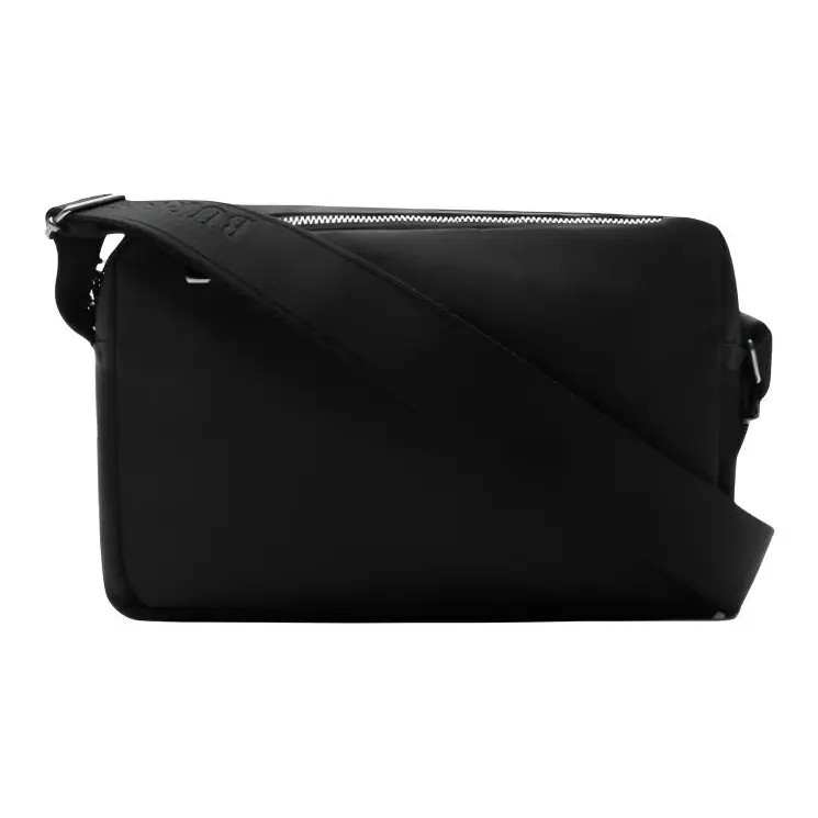 Burberry Double Way Zipper Single Shoulder Crossbody Bag Men’s 10.4×3.5×7.1 in