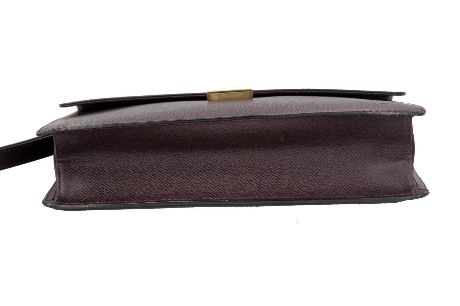 LOUIS VUITTON Taiga Brown Leather Pochette Clad Second Bag Clutch Bag Spain