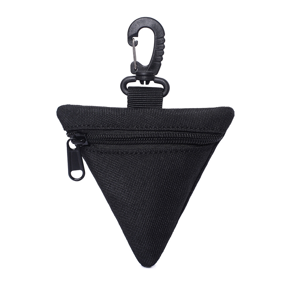 Mini Tactical Coin Key Wallet Military EDC Pack Small Outdoor Triangle Waist Bag